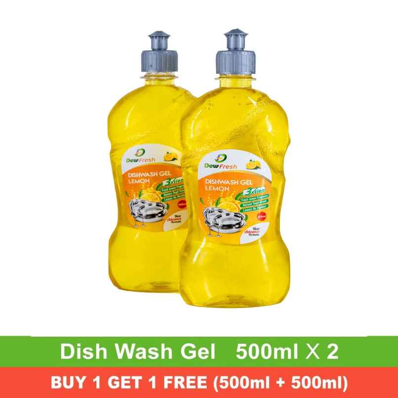 Dew Fresh Lemon Dishwash Gel Liquid Dew Fresh Lemon Dishwash Gel Liquid