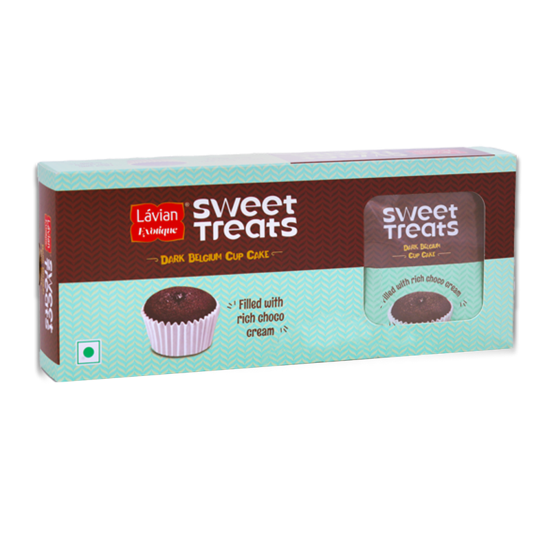 Lavian Exotique Sweet Treats Dark Belgian Cup Cake