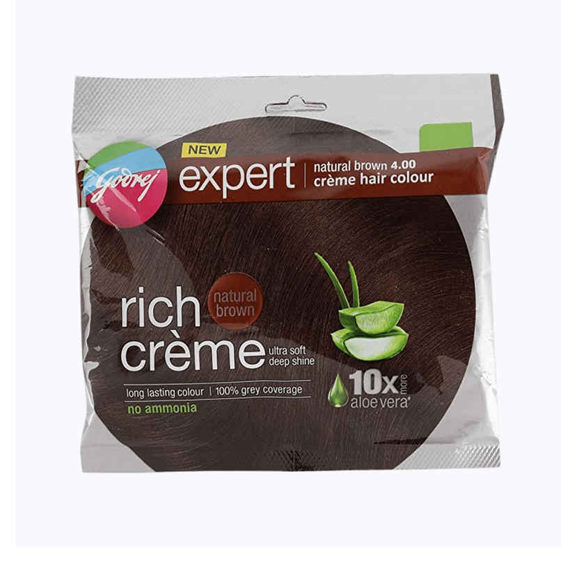 Godrej Expert Creme Hair Natural Brown Colour Godrej Expert Creme Hair Natural Brown Colour