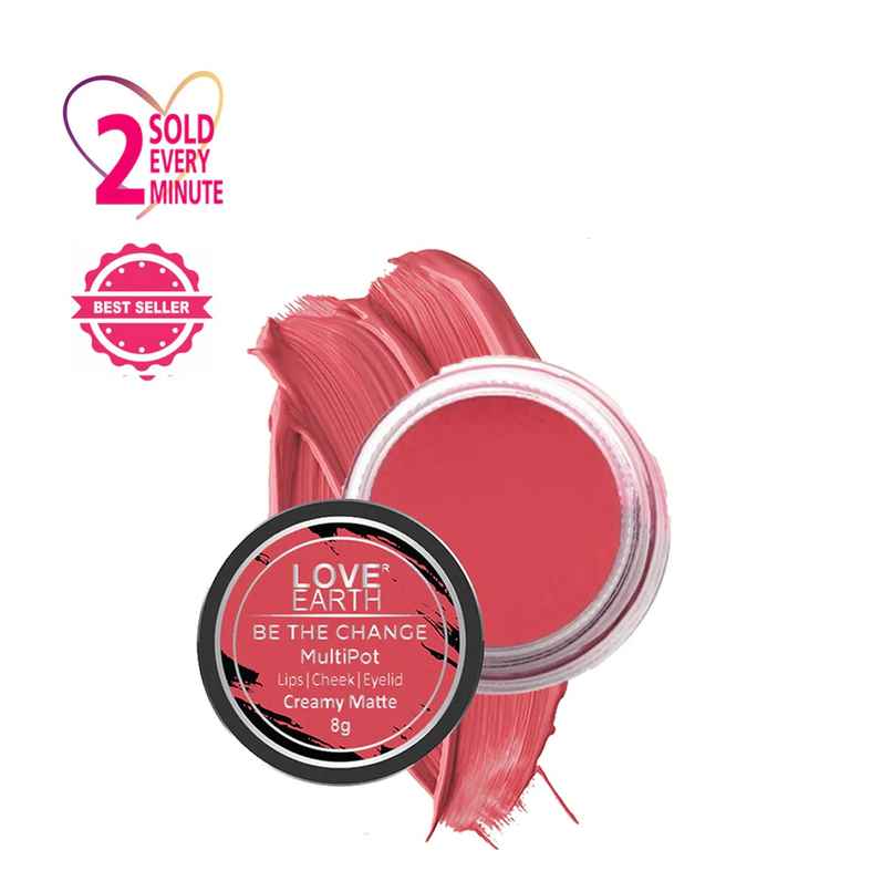 Love Earth Multipot-Be The Change Rose Pink