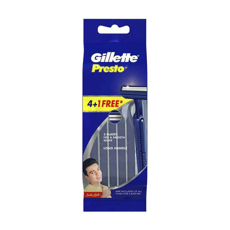 Gillette Presto Ready Shaver 5 Blades