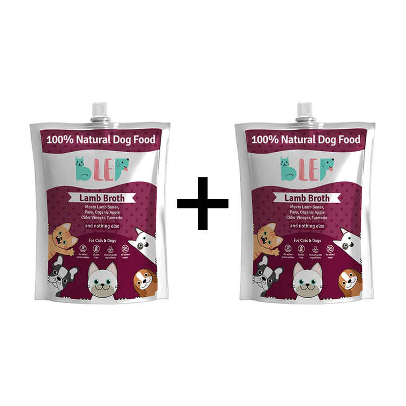 BLEP 100% Natural Lamb Broth for Dogs and Cats | 5 Packs | Zero Preservatives Combo BLEP 100% Natural Lamb Broth for Dogs and Cats | 5 Packs | Zero Preservatives Combo