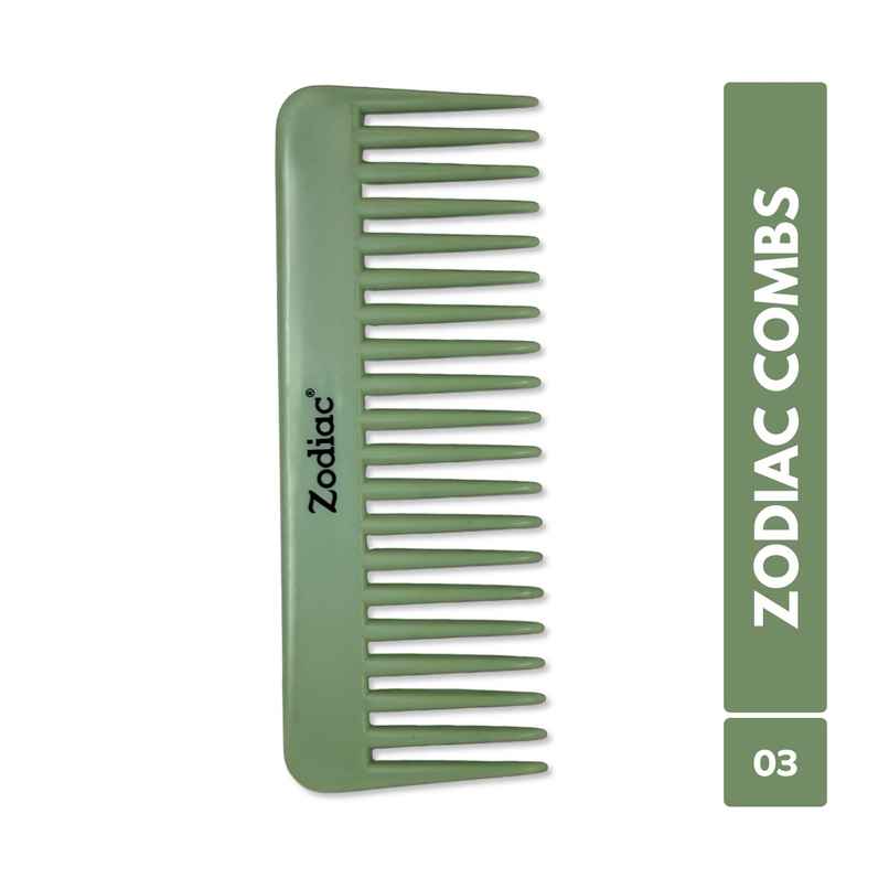 Zodiac Wide Tooth Comb | Green
