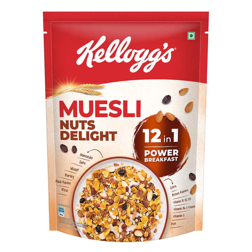 Kellogg's Muesli Nuts Delight 12-in-1 Power Breakfast