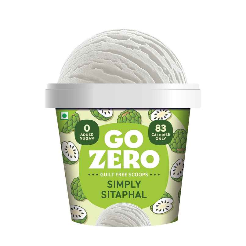 Go Zero Simply Sitaphal Low Calorie Guilt Free Icecream Cup