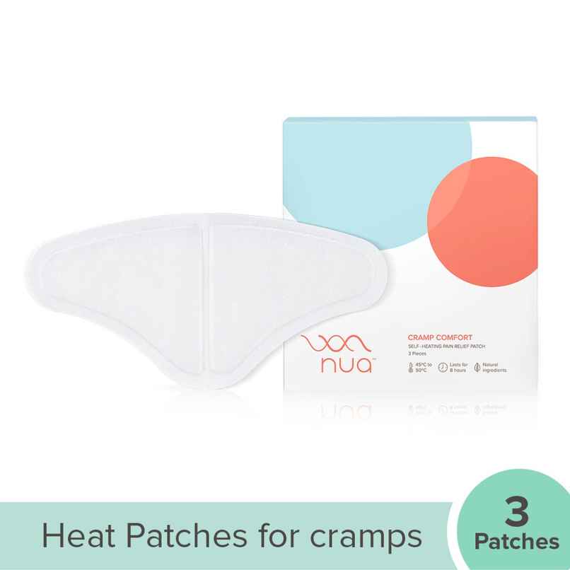 Nua Cramp Comfort Heat Patches For Period Pain