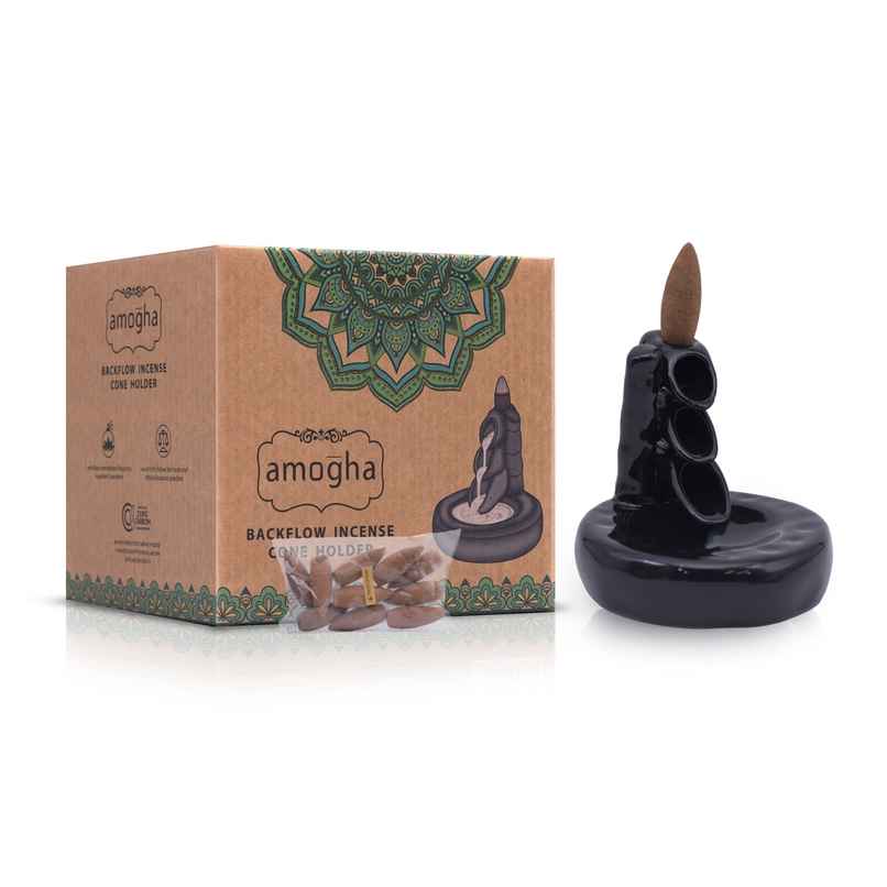 IRIS Amogha Backflow Incense Cone Holder | Bamboo IRIS Amogha Backflow Incense Cone Holder | Bamboo