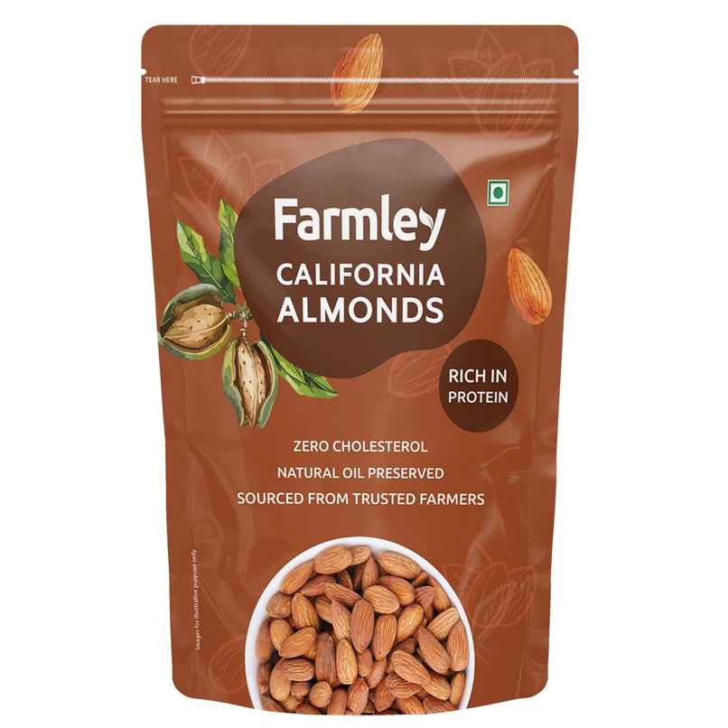 Farmley 100% Natural California Almonds - Badam