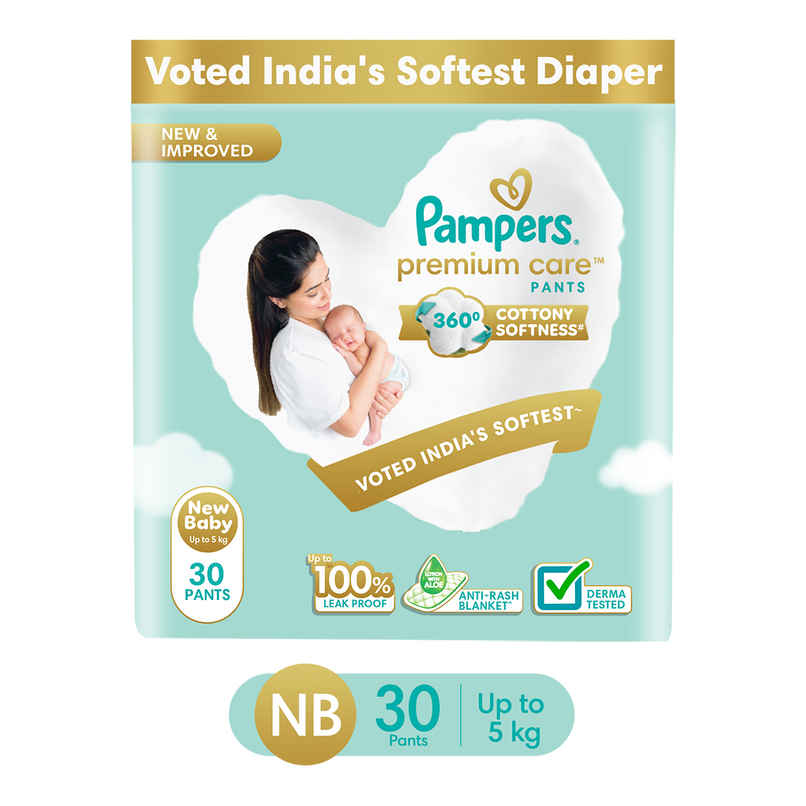 Pampers Premium Care Baby Diapers | XS