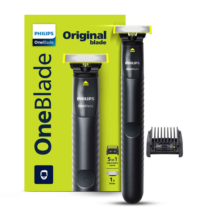Philips OneBlade Hybrid Razor & Trimmer, No Nicks & Cuts, Dual Protection Technology , 2 Trim combs QP1425/10 Philips OneBlade Hybrid Razor & Trimmer, No Nicks & Cuts, Dual Protection Technology , 2 Trim combs QP1425/10