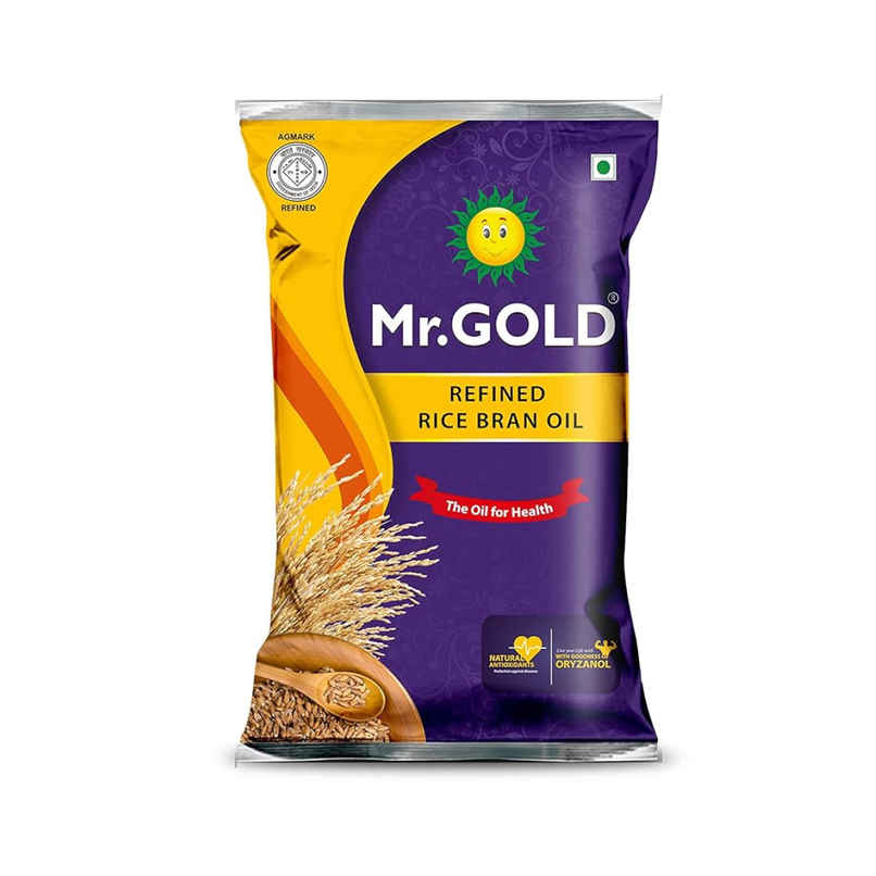 Mr.Gold Refined Rice Bran Oil Pouch Mr.Gold Refined Rice Bran Oil Pouch