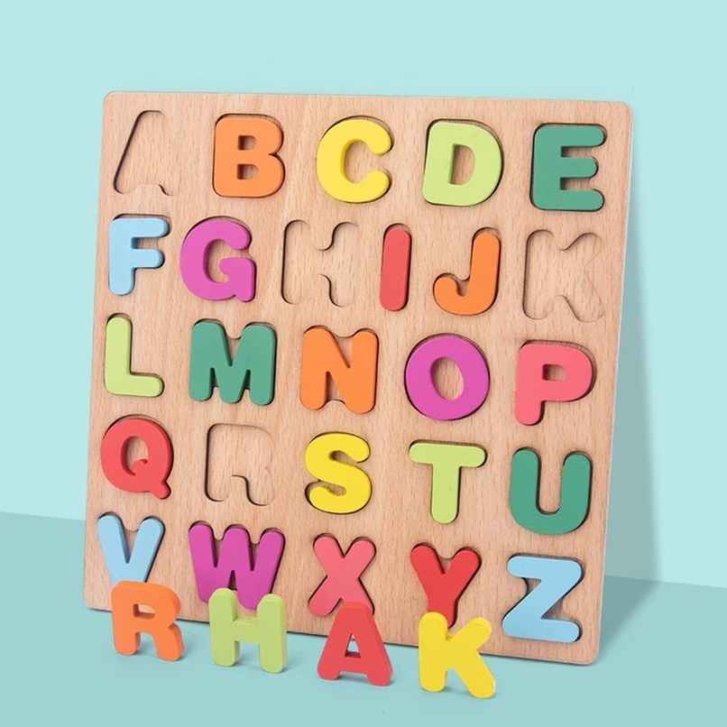 Fablue Wooden Puzzle Toddlers Toy For Kids - Alphabets - Educational Learning Puzzle Toy for Kids