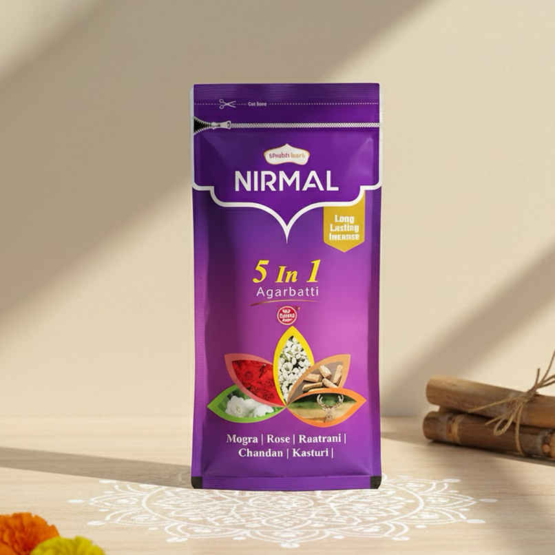 Nirmal 5 in 1 Agarbatti Zipper | Shubhkart Nirmal 5 in 1 Agarbatti Zipper | Shubhkart