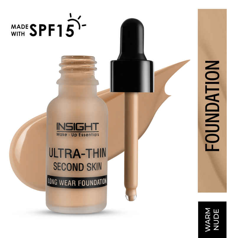 Insight Cosmetics Ultra-Thin Second Skin Long Wear Foundation | Warm Nude Insight Cosmetics Ultra-Thin Second Skin Long Wear Foundation | Warm Nude