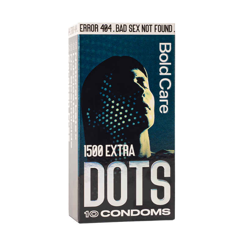 Bold Care Extra Dotted Condom - 1500 Raised Dots
