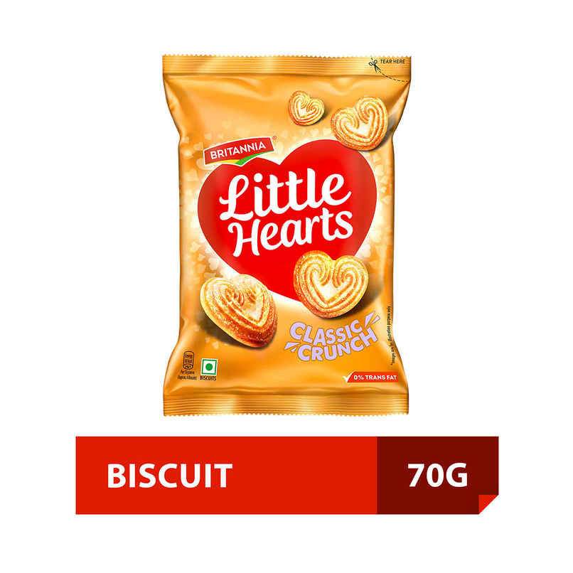 Britannia Little Hearts Classic Crunch Biscuits