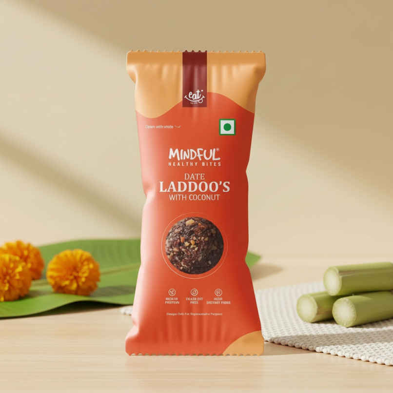 Eat Anytime Coconut Orange Date Laddoo
