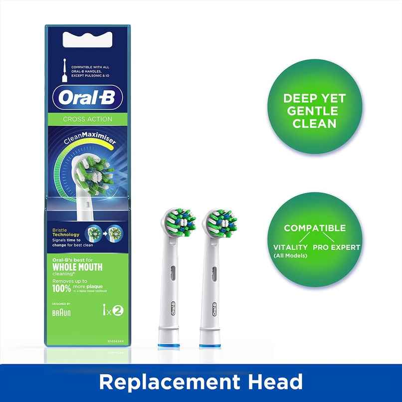 Oral-B CrossAction Refill Heads for Electric power toothbrush