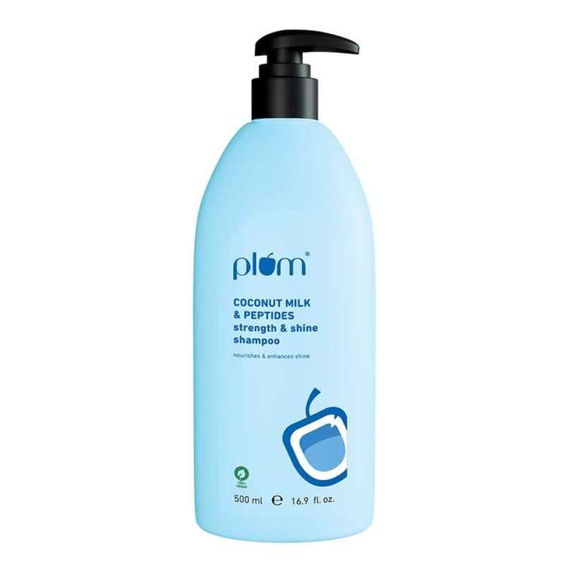 Plum Coconut Shampoo For Dull Hair With Coconut Milk And Peptides Plum Coconut Shampoo For Dull Hair With Coconut Milk And Peptides