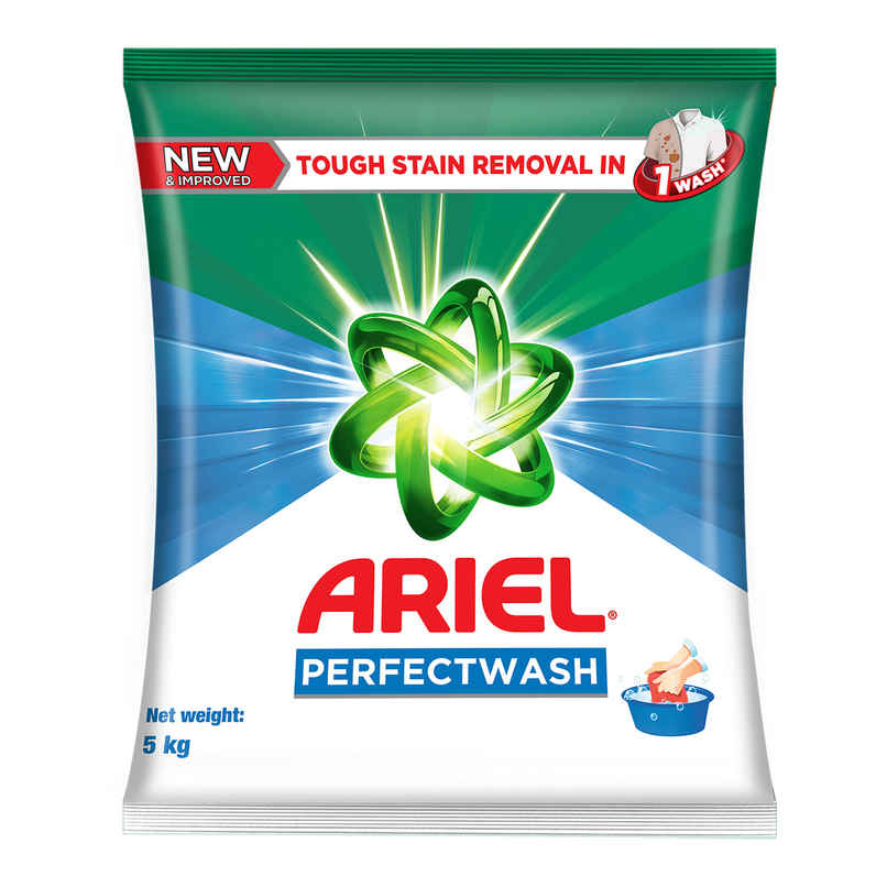 Ariel Perfect Wash Detergent Powder - Removes Tough Stains Like Haldi In 1 Wash Ariel Perfect Wash Detergent Powder - Removes Tough Stains Like Haldi In 1 Wash