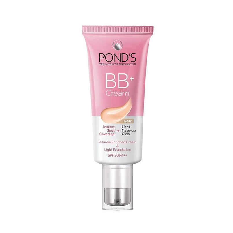 Pond's Bb+ Cream Instant Spot Coverage + Light Make-Up Glow Lvory Pond's Bb+ Cream Instant Spot Coverage + Light Make-Up Glow Lvory
