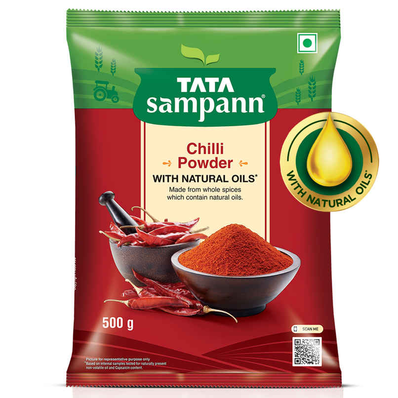 Tata Sampann Chilli Powder with Natural Oils Lal Mirchi Powder