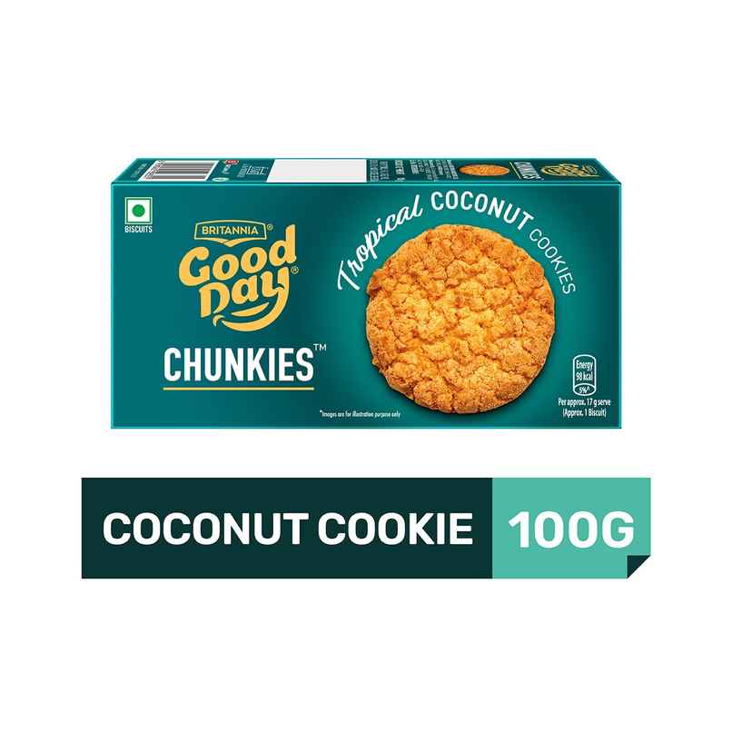 Britannia Good Day Chunkies Coconut Cookies | Trans Fat-free