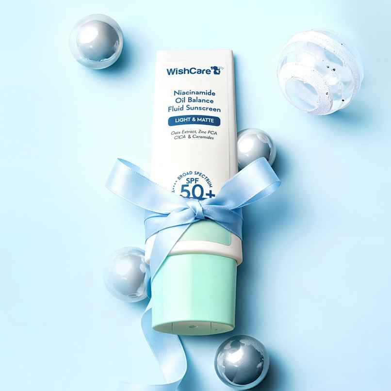 Wishcare Niacinamide Oil Balance Fluid Sunscreen SPF 50 PA++++ - Light & Matte