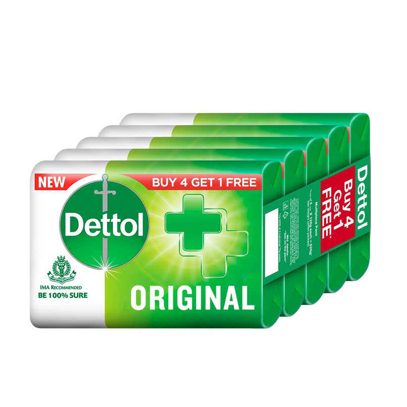 Dettol Original Bathing Soap Bar with 12hr Protective Shield