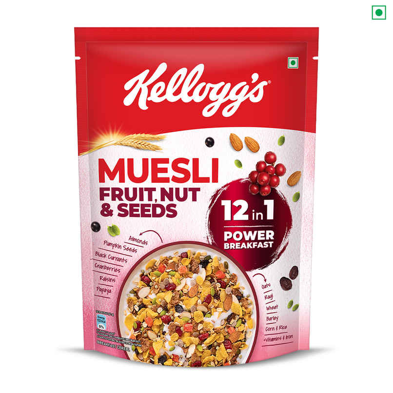 Kellogg's Muesli Fruit Nut & Seeds 12-in-1 Power Breakfast