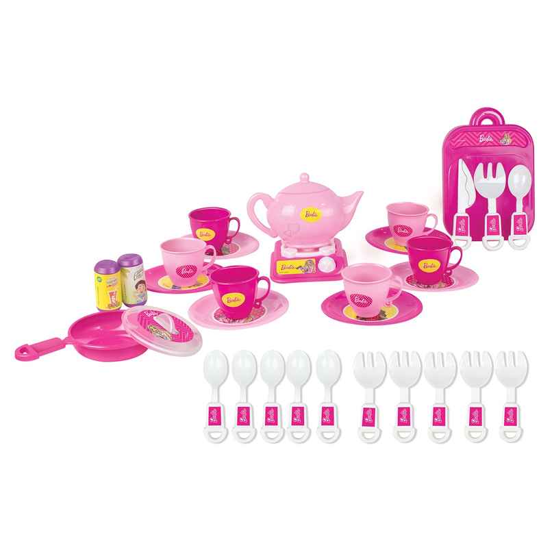 Itoys Tea Party Set Box- Barbie(Colour May Vary) Itoys Tea Party Set Box- Barbie(Colour May Vary)