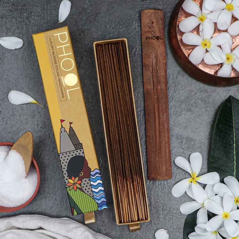 Nagchampa Agarbatti | Natural Certified Incense Sticks | Phool