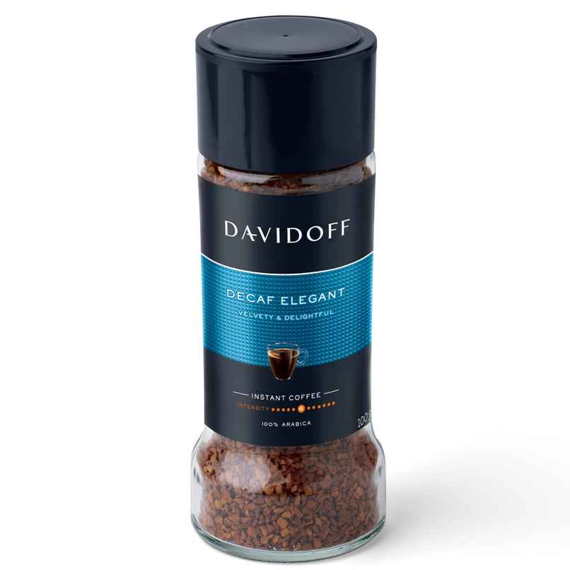 Davidoff Decaf Elegant Instant Coffee | 6/12 Intensity