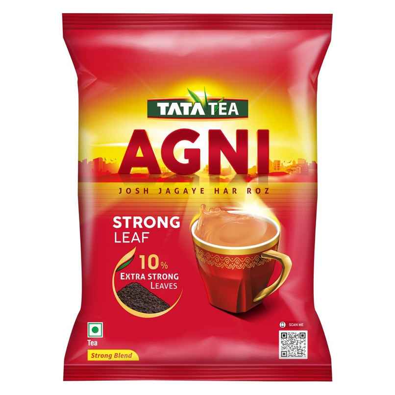 Tata Tea Agni Strong Leaf 10% Extra Strong Black Tea Tata Tea Agni Strong Leaf 10% Extra Strong Black Tea
