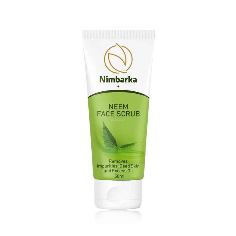 Nimbarka Neem Face Scrub Natural Exfoliating Scrub For Clear Radiant Skin