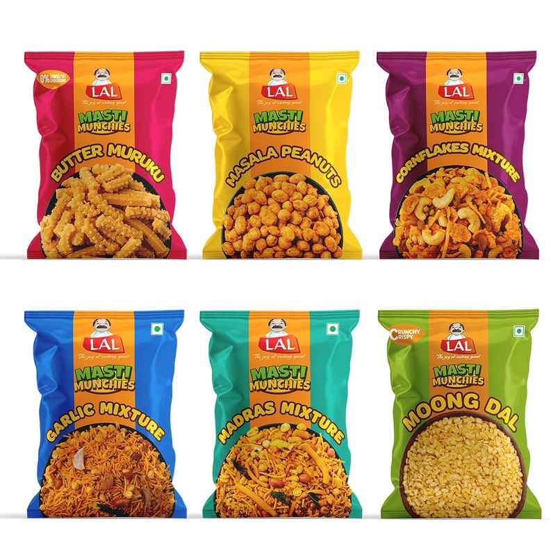 Lal Sweets Namkeens | Pack Of 6