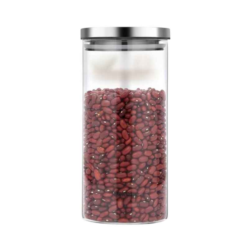 Borosil Classic Jar With Airtight Lid (1200 ml) | Borosilicate Glass Borosil Classic Jar With Airtight Lid (1200 ml) | Borosilicate Glass