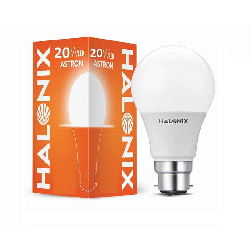 Halonix 20W High Wattage White Led Bulb | B22 Base Holder