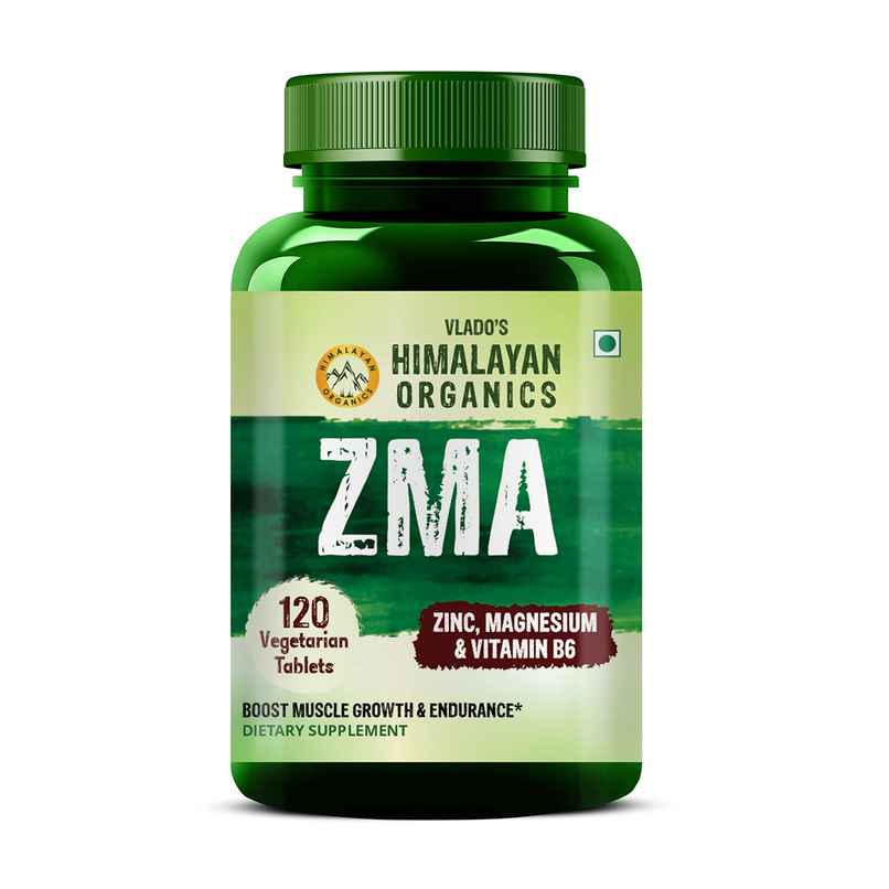 Himalayan Organics ZMA 120 VEGetarian Tablets Himalayan Organics ZMA 120 VEGetarian Tablets