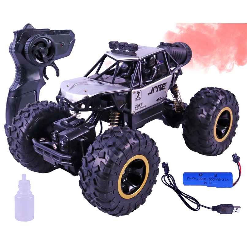 Toyshine 1:16 Scale 2.4Ghz Rechargeable Remote Control 4Wd Alloy Off Road | Silver