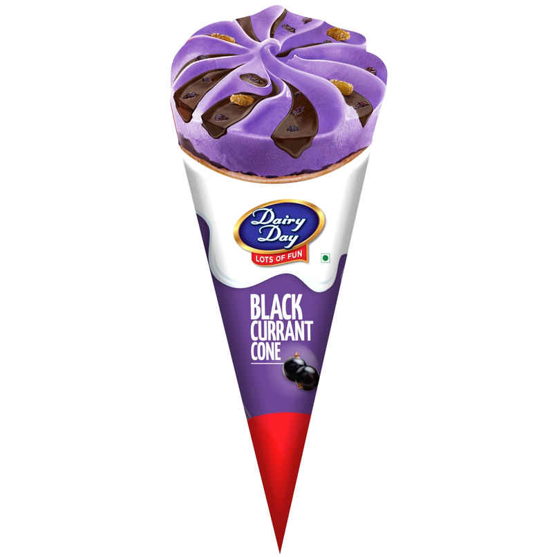 Dairy Day Blackcurrant Ice Cream Cone