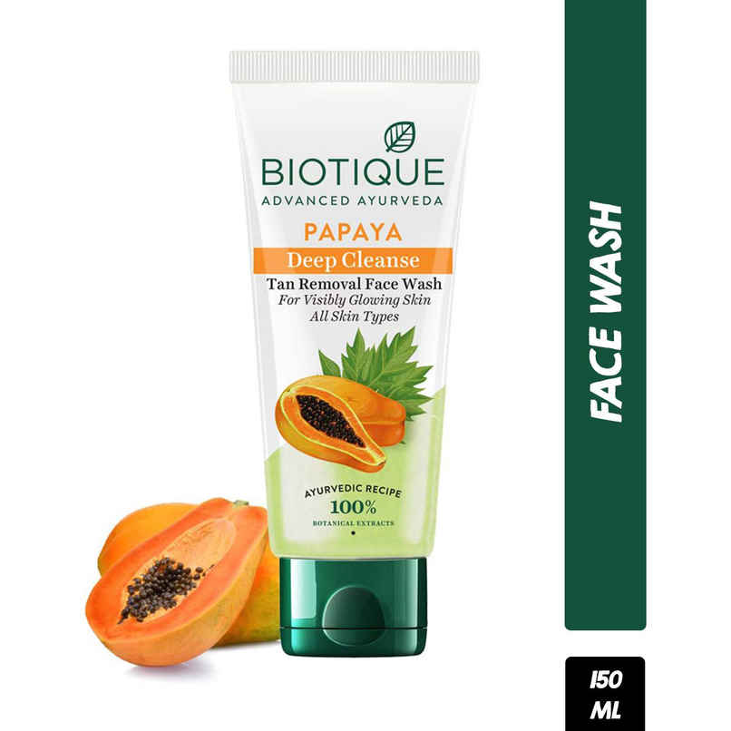 Biotique Papaya Deep Cleanse Face Wash Biotique Papaya Deep Cleanse Face Wash