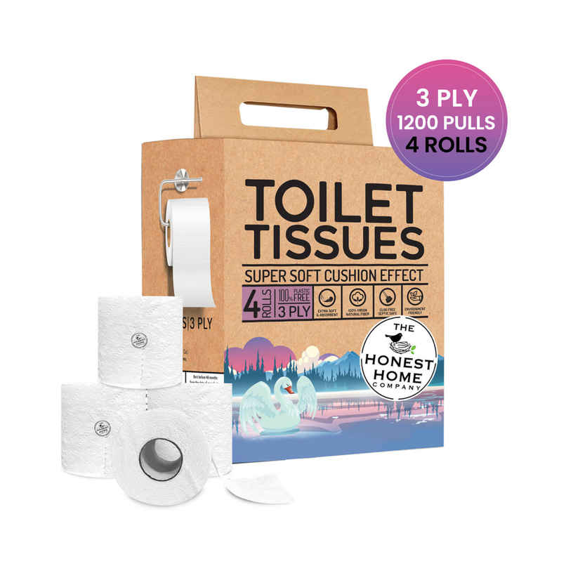 The Honest Home Company Toilet Tissues - Pack of 4 The Honest Home Company Toilet Tissues - Pack of 4