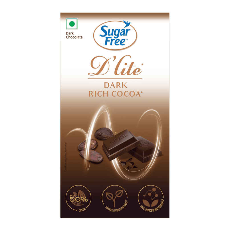 Sugar Free D'lite Rich Cocoa Dark Chocolate Bar Sugar Free D'lite Rich Cocoa Dark Chocolate Bar
