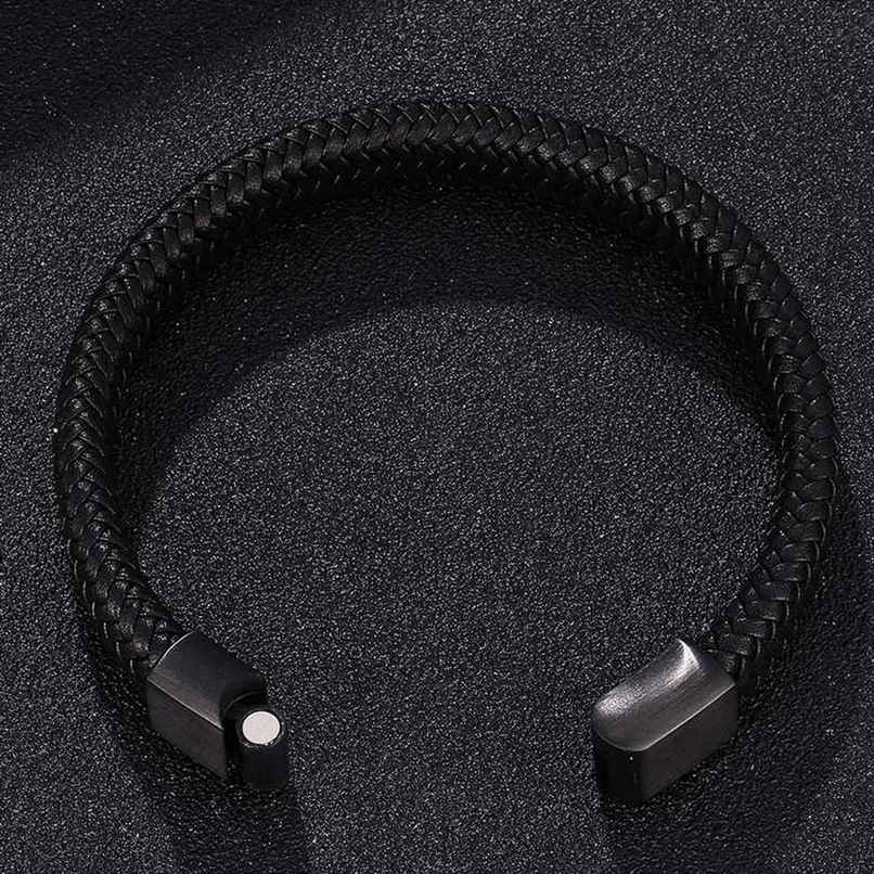 Fashion Frill Men's Rope Bracelet Black Regular