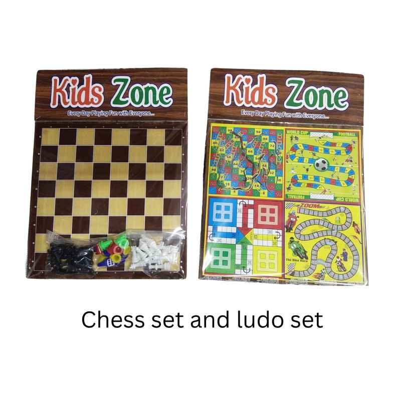 Millennium Kidszone Chess Set + 4 Games