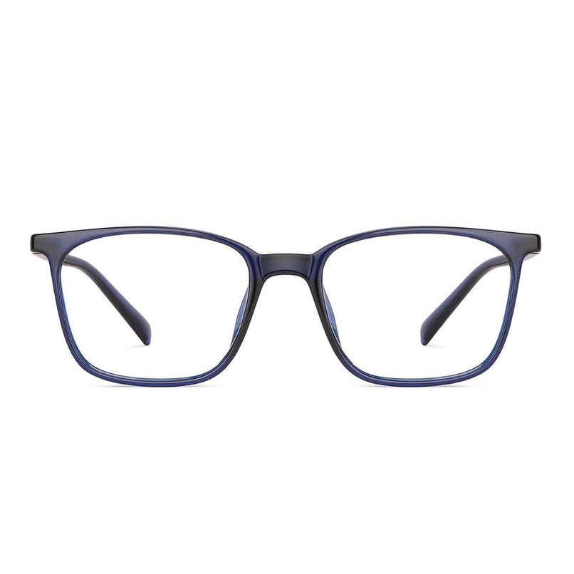 Lenskart Blu Unisex Solid TR90 Computer Glasses | Navy Blue - M