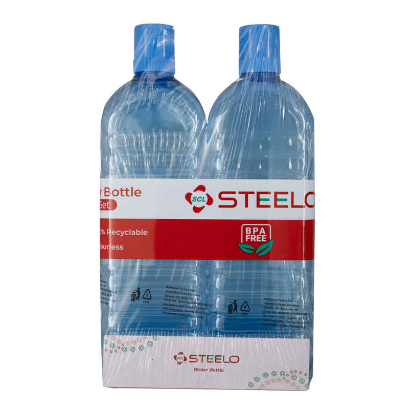 Steelo Jassi Bottle | 900 ml | 4 pcs | Assorted