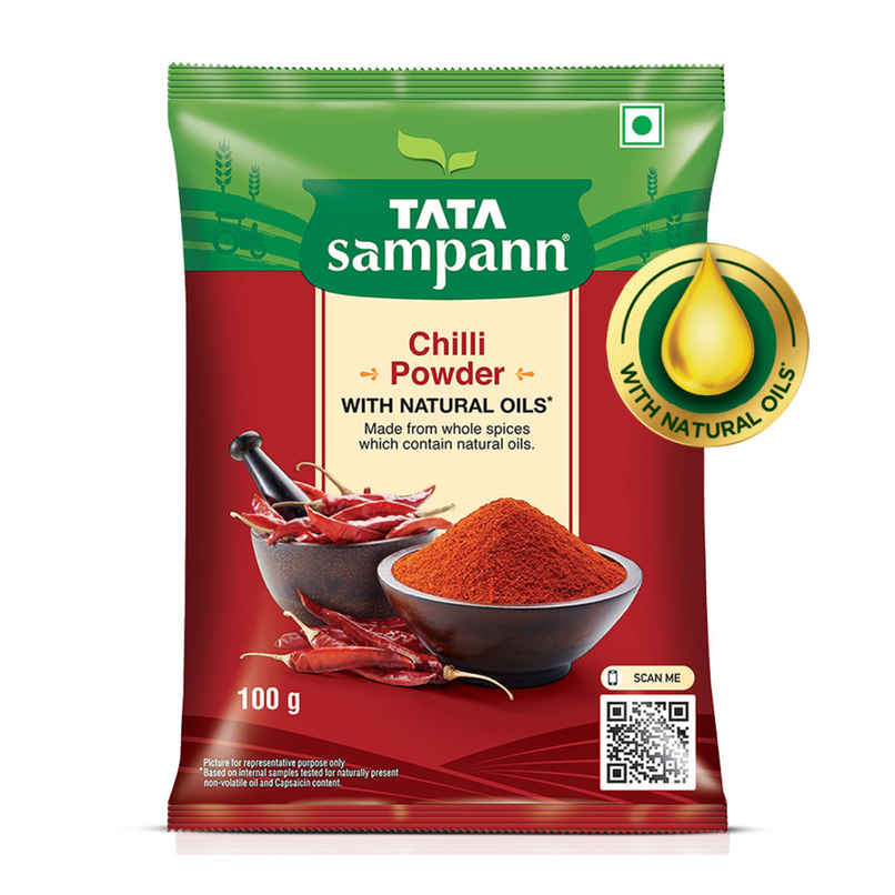Tata Sampann Chilli Powder with Natural Oils Lal Mirchi Powder Tata Sampann Chilli Powder with Natural Oils Lal Mirchi Powder