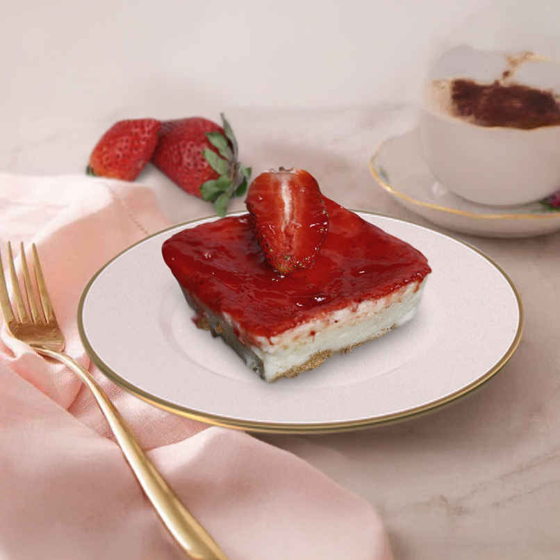 Zep Cake Strawberry Cheesecake | Dessert Delight